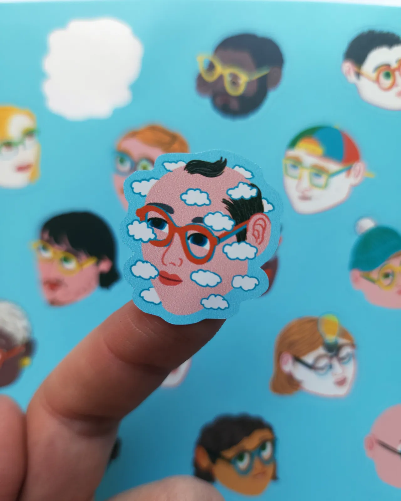 Franelita Anteojos + Stickers