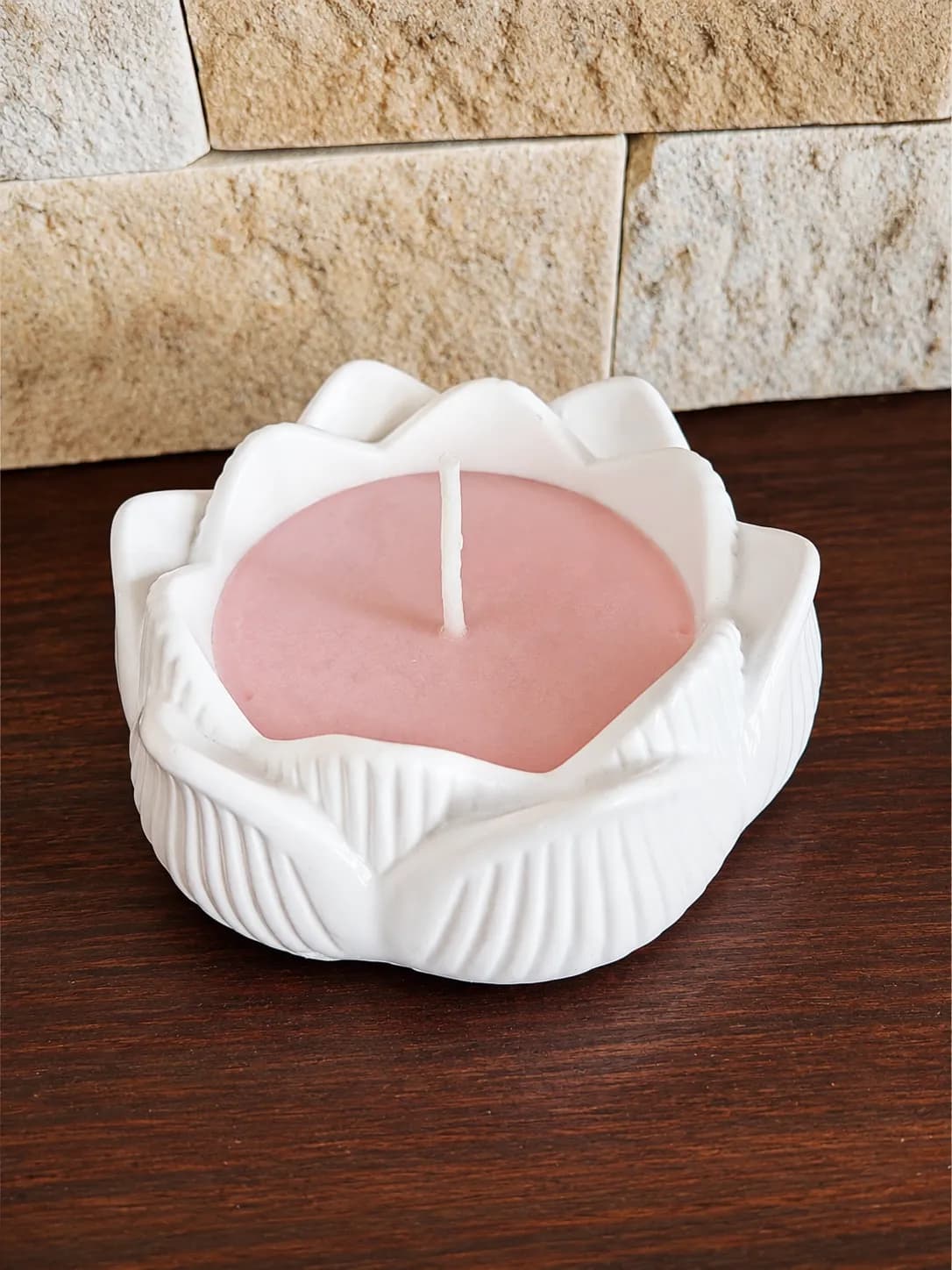 Vela Aromática y Decorativa Flor de Loto